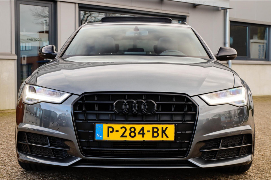 Audi A6 Avant 1.8 TFSI ultra Sport S-Line Automaat 190pk! 1e Eig|DLR|Panoramadak|Lederen sportstoelen|LED Matrix|20inch|BOSE|Black