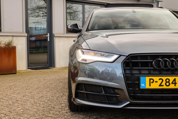 Audi A6 Avant 1.8 TFSI ultra Sport S-Line Automaat 190pk! 1e Eig|DLR|Panoramadak|Lederen sportstoelen|LED Matrix|20inch|BOSE|Black