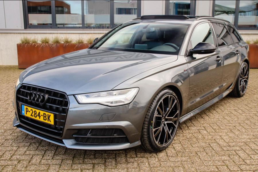 Audi A6 Avant 1.8 TFSI ultra Sport S-Line Automaat 190pk! 1e Eig|DLR|Panoramadak|Lederen sportstoelen|LED Matrix|20inch|BOSE|Black