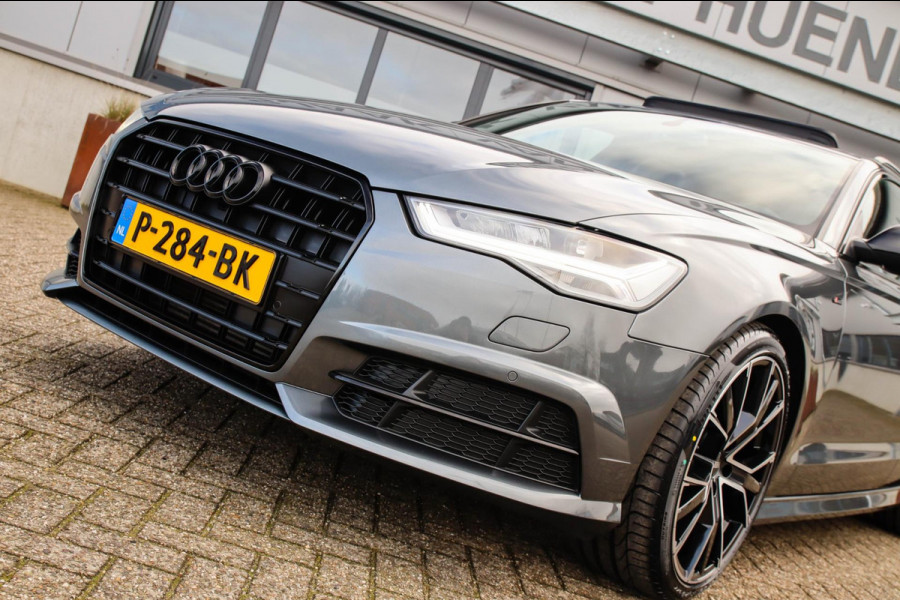 Audi A6 Avant 1.8 TFSI ultra Sport S-Line Automaat 190pk! 1e Eig|DLR|Panoramadak|Lederen sportstoelen|LED Matrix|20inch|BOSE|Black