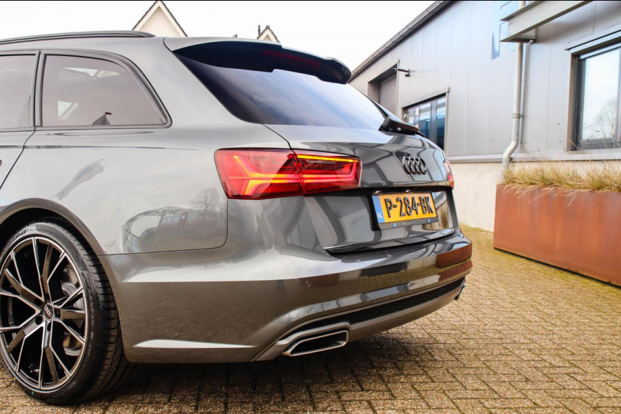 Audi A6 Avant 1.8 TFSI ultra Sport S-Line Automaat 190pk! 1e Eig|DLR|Panoramadak|Lederen sportstoelen|LED Matrix|20inch|BOSE|Black