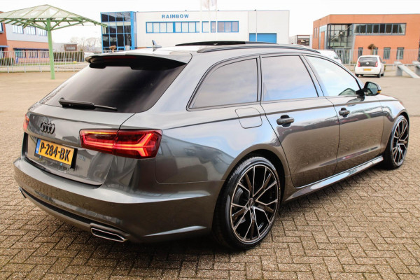 Audi A6 Avant 1.8 TFSI ultra Sport S-Line Automaat 190pk! 1e Eig|DLR|Panoramadak|Lederen sportstoelen|LED Matrix|20inch|BOSE|Black