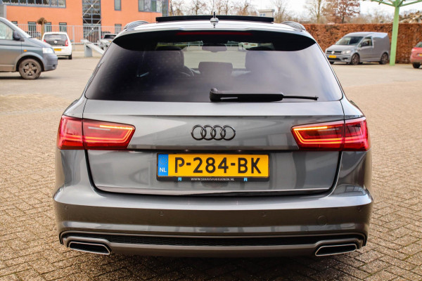 Audi A6 Avant 1.8 TFSI ultra Sport S-Line Automaat 190pk! 1e Eig|DLR|Panoramadak|Lederen sportstoelen|LED Matrix|20inch|BOSE|Black