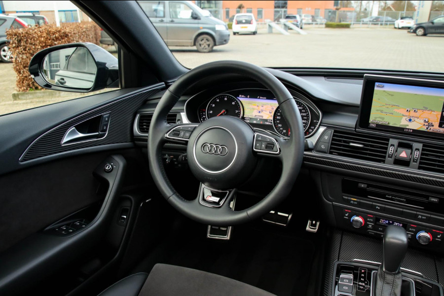 Audi A6 Avant 1.8 TFSI ultra Sport S-Line Automaat 190pk! 1e Eig|DLR|Panoramadak|Lederen sportstoelen|LED Matrix|20inch|BOSE|Black