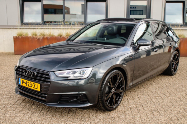 Audi A4 Avant 40 2.0TFSI S-line Black Edition Facelift 190pk S-Tronic! 1e Eig|DLR|Panoramadak|Virtual Cockpit|Leder|LED|ACC|Black