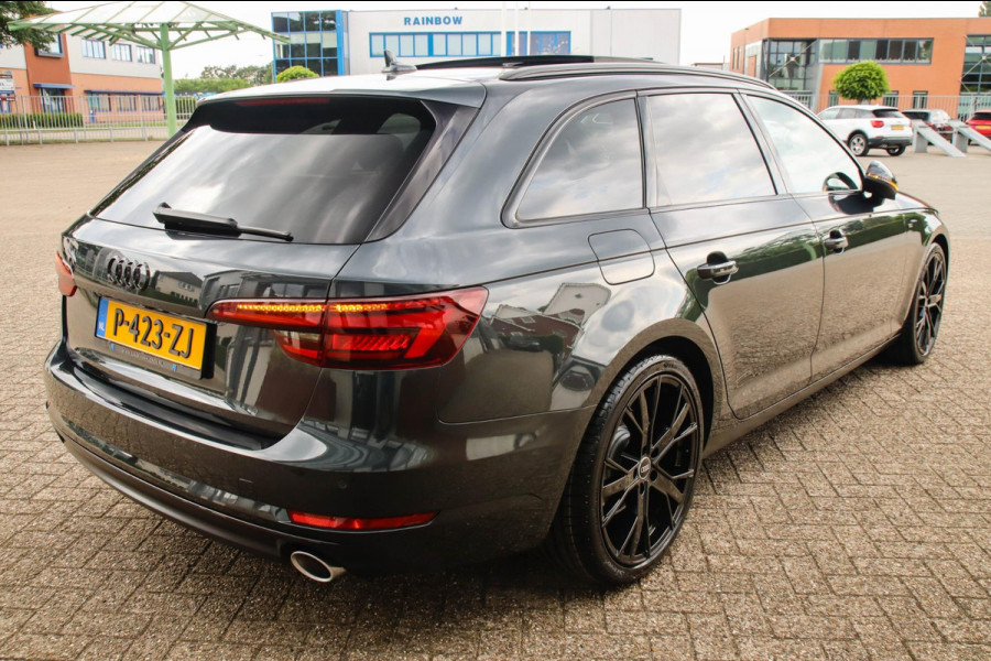Audi A4 Avant 40 2.0TFSI S-line Black Edition Facelift 190pk S-Tronic! 1e Eig|DLR|Panoramadak|Virtual Cockpit|Leder|LED|ACC|Black