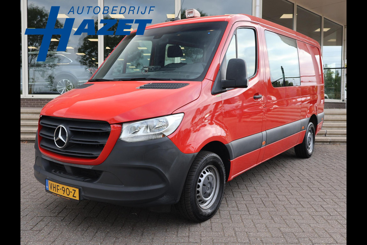 Mercedes-Benz Sprinter 2.2 CDI AUT. L2H1 DUBBEL CABINE *44.387 KM* + APPLE CARPLAY | CAMERA | CRUISE | 5-PERS.