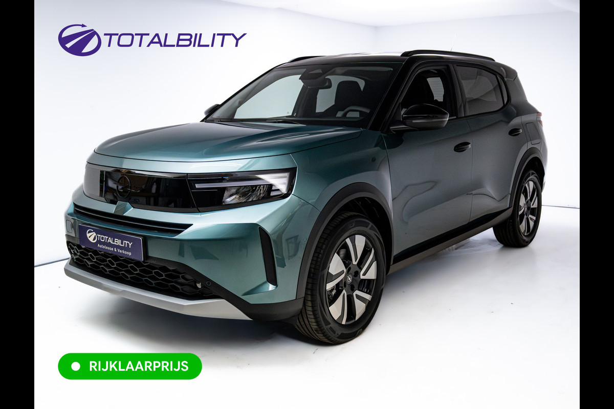 Opel Frontera 1.2 Turbo Hybrid GS 7 persoons | Stoel-, Stuur- & voorruitverwarming | Camera | Apple Carplay | Navigatie | Cruise | PDC V+A, Extra getint glas achter, derde zitrij, Nieuwe auto, tot 8 jaar garantie, 7 stuks Frontera op voorraad!