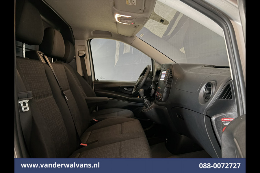 Mercedes-Benz Vito 116 CDI 164pk L2H1 Euro6 Airco | Camera | Navigatie | Cruisecontrol | Stoelverwarming Bijrijdersbank, Achterklep