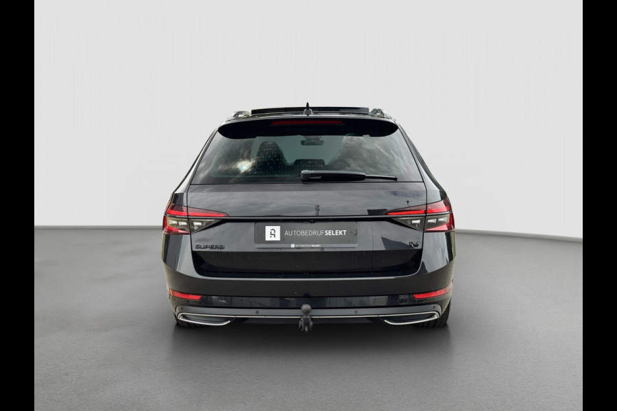 Škoda Superb Combi 1.4 TSI iV Sportline | Pano | Matrix LED | Trekhaak | Memory | ACC | Side Assist | Keyless | Dealer onderhouden