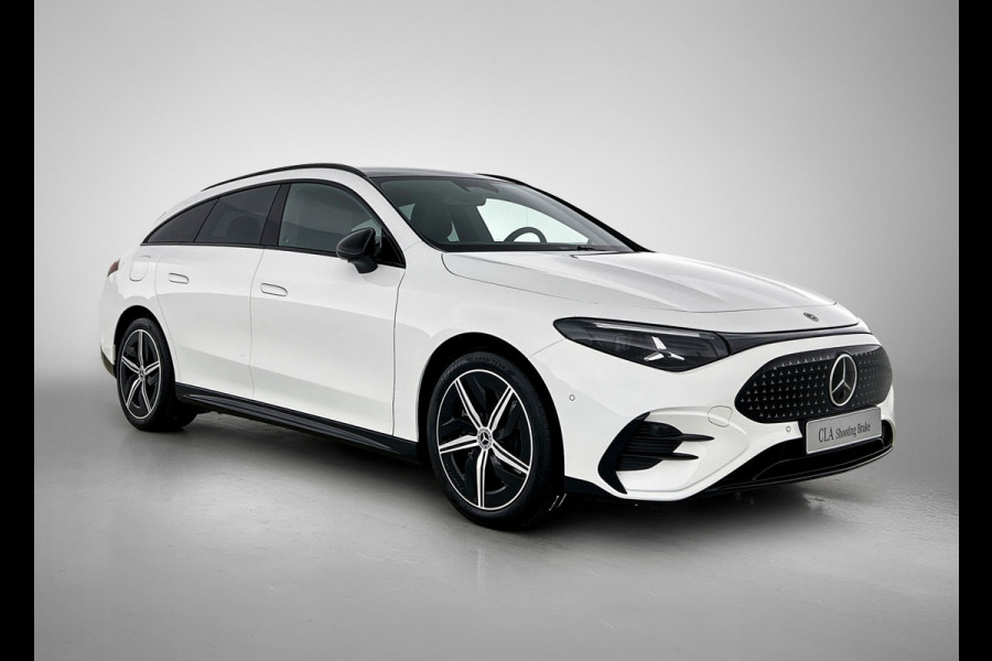 Mercedes-Benz CLA-Klasse Shooting Brake 250+ Business Solution AMG 85 kWh | Nightpakket | Trekhaak | Vast panoramadak |Sportstoelen | Massagefunctie | Warmtewerend, donkergetint glas | 18 inch vijfspaaks lichtmetalen AMG-velgen |