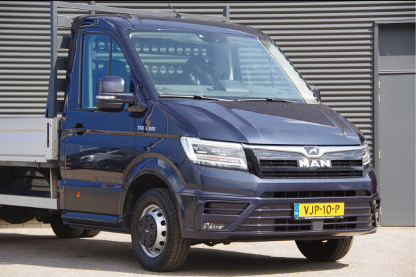 MAN TGE 3.180 50 2.0 L4 OPEN LAADBAK, N1, AUT. DUBBELLUCHT, 3.5T TREKHAAK, LED, CRUISE, MF STUURWIEL, PICK UP, PICK-UP, NL AUTO, NAP