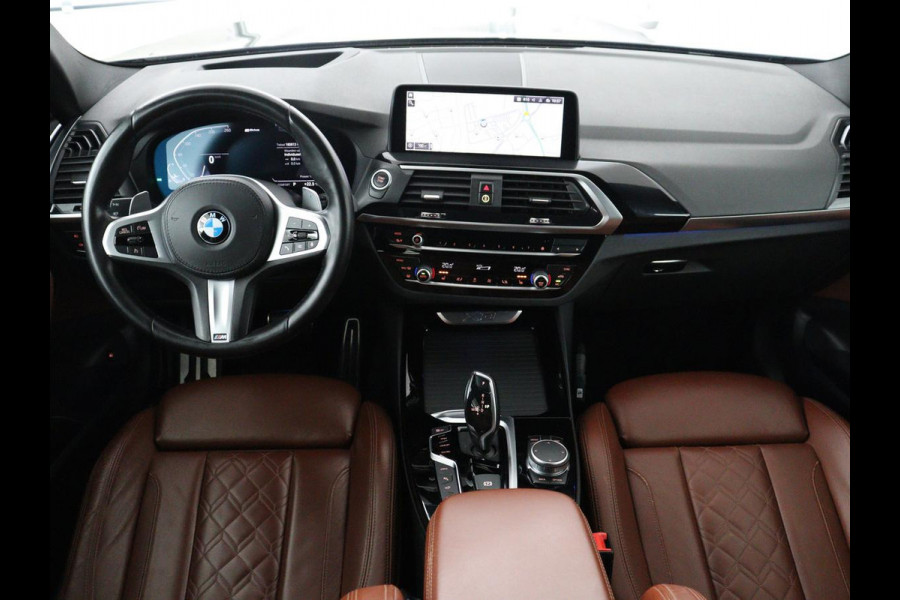 BMW X3 xDrive30e M Sport | SOH 87,9% | Panoramadak | Trekhaak | Stoelverwarming voor & achter | Head-up | 360 Camera | Navigatie | DAB+ | Bluethooth | Carplay | Sfeerverlichting | Climate control | Cruise control