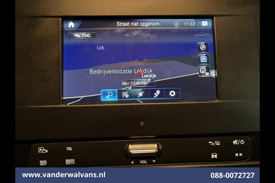 Mercedes-Benz Sprinter 316 CDI 164pk L3H2 Euro6 Airco | Camera | Navigatie | Apple Carplay | Chauffeursstoel Cruisecontrol, Android Auto, Stoelverwarming, 270Graden Achterdeuren, Parkeersensoren, Bijrijdersbank