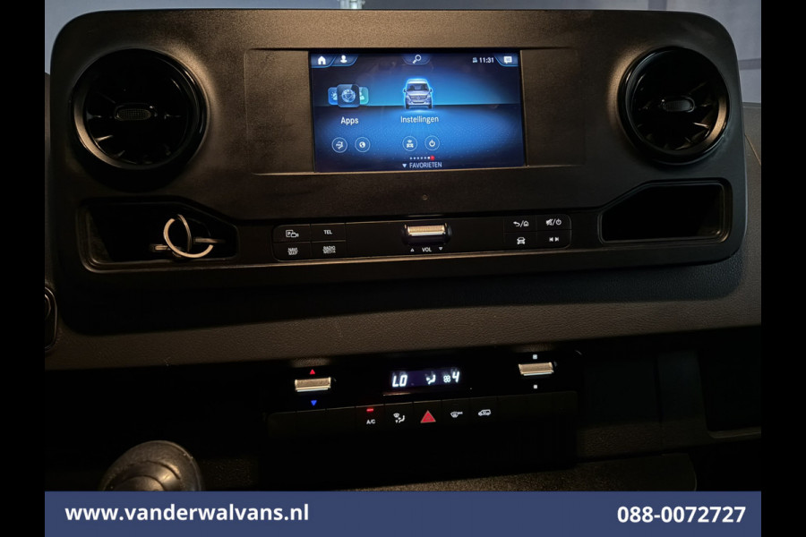 Mercedes-Benz Sprinter 316 CDI 164pk L3H2 Euro6 Airco | Camera | Navigatie | Apple Carplay | Chauffeursstoel Cruisecontrol, Android Auto, Stoelverwarming, 270Graden Achterdeuren, Parkeersensoren, Bijrijdersbank