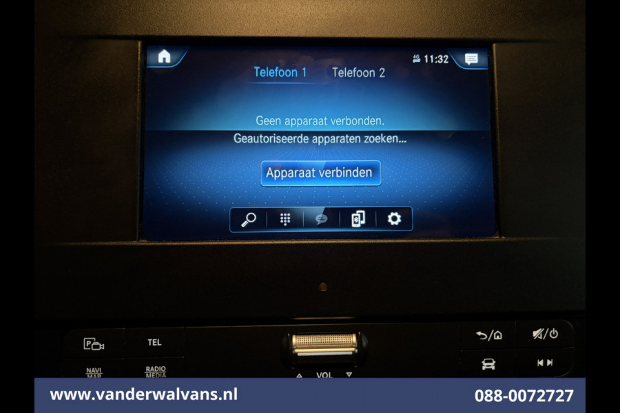 Mercedes-Benz Sprinter 316 CDI 164pk L3H2 Euro6 Airco | Camera | Navigatie | Apple Carplay | Chauffeursstoel Cruisecontrol, Android Auto, Stoelverwarming, 270Graden Achterdeuren, Parkeersensoren, Bijrijdersbank