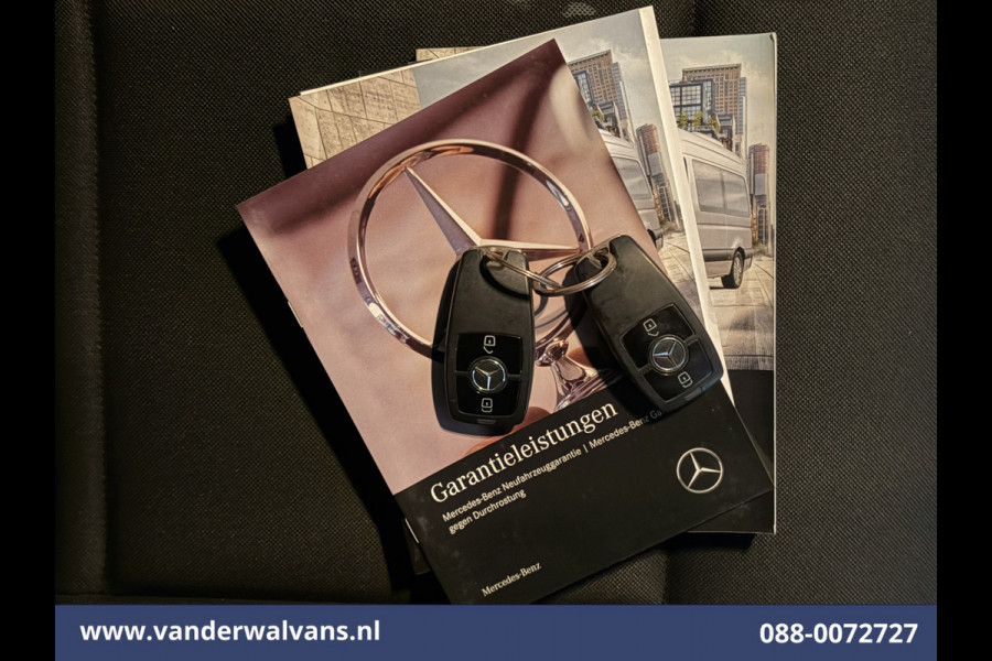 Mercedes-Benz Sprinter 316 CDI 164pk L3H2 Euro6 Airco | Camera | Navigatie | Apple Carplay | Chauffeursstoel Cruisecontrol, Android Auto, Stoelverwarming, 270Graden Achterdeuren, Parkeersensoren, Bijrijdersbank