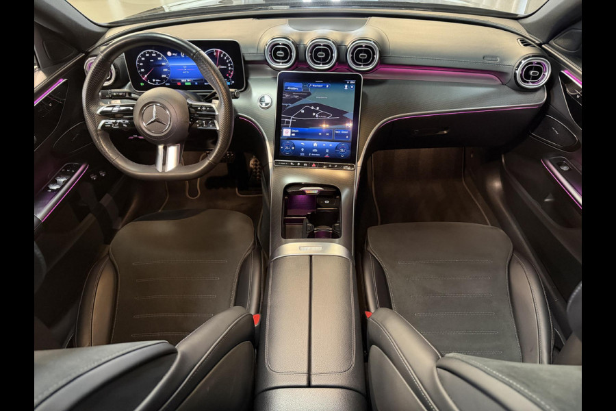 Mercedes-Benz C-Klasse Estate 300 e AMG Line 18"/Panoramadak/Trekhaak/LED/Stoelverwarming/Sfeerverlichting/Elektrische klep/Apple Carplay & Android Auto
