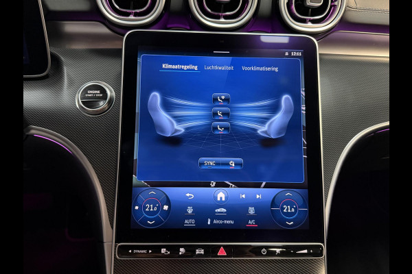 Mercedes-Benz C-Klasse Estate 300 e AMG Line 18"/Panoramadak/Trekhaak/LED/Stoelverwarming/Sfeerverlichting/Elektrische klep/Apple Carplay & Android Auto