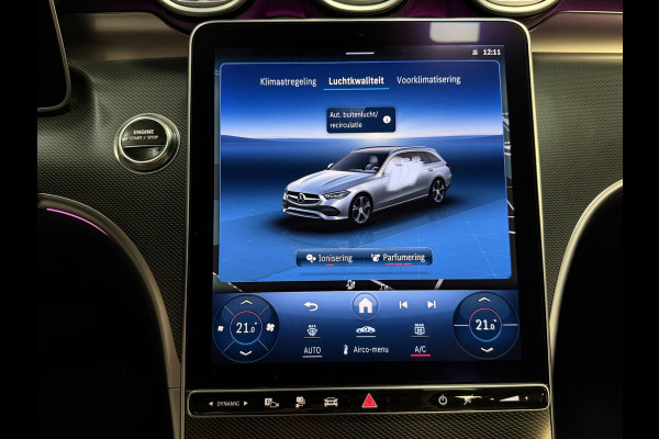 Mercedes-Benz C-Klasse Estate 300 e AMG Line 18"/Panoramadak/Trekhaak/LED/Stoelverwarming/Sfeerverlichting/Elektrische klep/Apple Carplay & Android Auto
