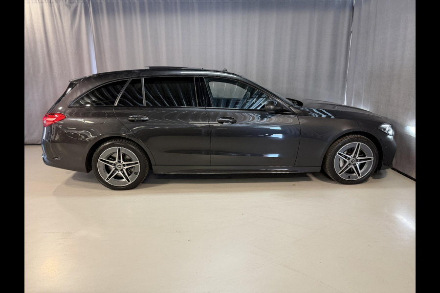 Mercedes-Benz C-Klasse Estate 300 e AMG Line 18"/Panoramadak/Trekhaak/LED/Stoelverwarming/Sfeerverlichting/Elektrische klep/Apple Carplay & Android Auto