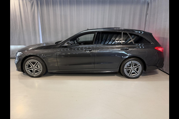 Mercedes-Benz C-Klasse Estate 300 e AMG Line 18"/Panoramadak/Trekhaak/LED/Stoelverwarming/Sfeerverlichting/Elektrische klep/Apple Carplay & Android Auto
