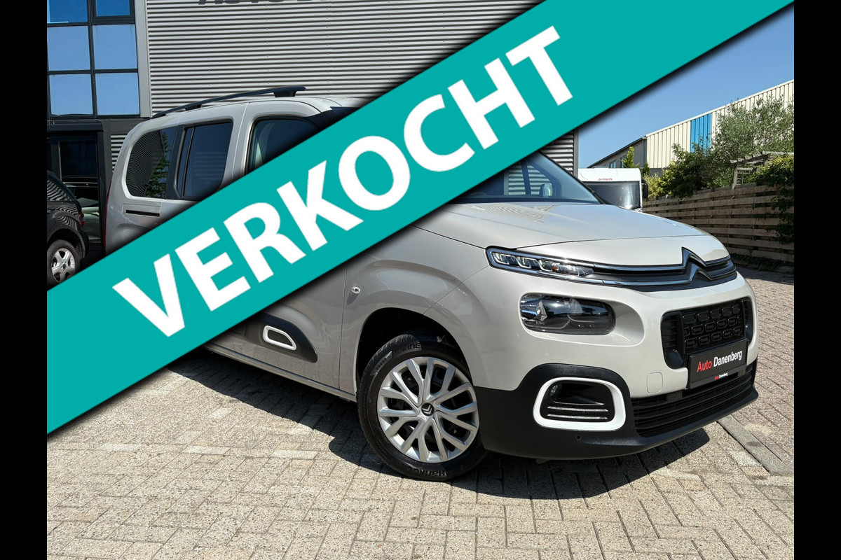 Citroën Berlingo XL 1.2 PureTech Shine 7p. AUTOMAAT,CAMERA,Car-play,Cruis,Clima,Stoelverwarming,WeinigKM.Garantie