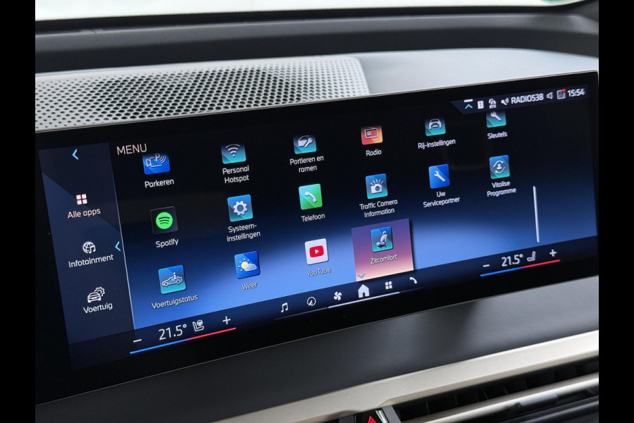 BMW iX xDrive40 Business Edition Plus 77 kWh SOH 100% | DRIVING ASSISTENT PROF. | STOEL + STUURVERWARMING EN MASSAGE| ELEKTRISCHE TREKHAAK| SKYLOUNGE | LASER|