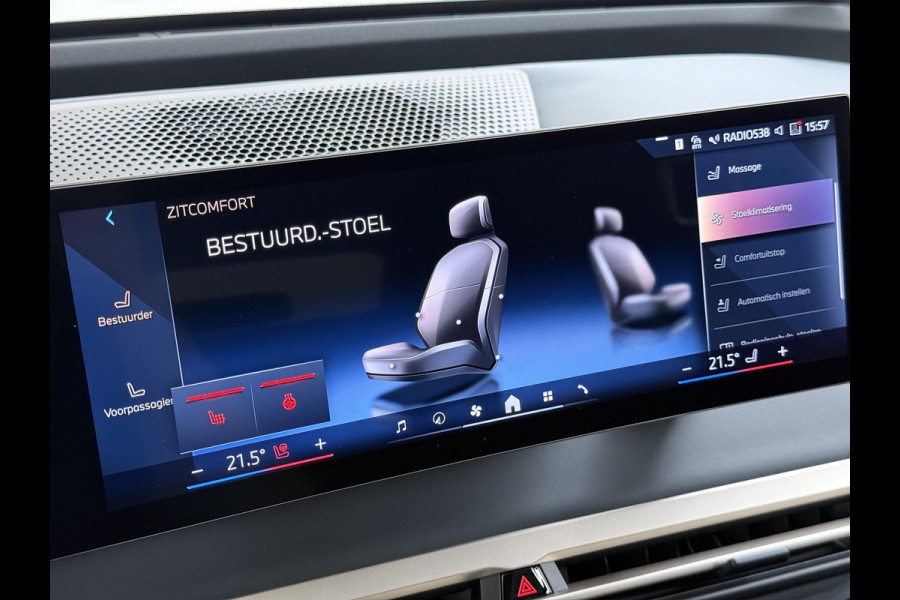 BMW iX xDrive40 Business Edition Plus 77 kWh SOH 100% | DRIVING ASSISTENT PROF. | STOEL + STUURVERWARMING EN MASSAGE| ELEKTRISCHE TREKHAAK| SKYLOUNGE | LASER|