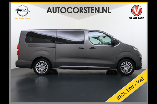 Opel Vivaro -e Zafira Life e Vivaro Combi Electric Zafira Electric L3 8-Personen L3 75 kWh Camera Apple Carplay Android Dual-ECC PDC-a+v Stoelv bordherkenning Cruise Control Led Keyless Priv.Glass Led Licht+Zichtpakket Spoorassist Dubbele Schuifdeur  Lengte 3 Grootste Accu-pakket 1.000kg Trekvermogen  € 67.000 nieuw !