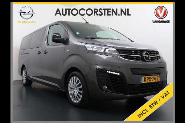 Opel Vivaro -e Zafira Life e Vivaro Combi Electric Zafira Electric L3 8-Personen L3 75 kWh Camera Apple Carplay Android Dual-ECC PDC-a+v Stoelv bordherkenning Cruise Control Led Keyless Priv.Glass Led Licht+Zichtpakket Spoorassist Dubbele Schuifdeur  Lengte 3 Grootste Accu-pakket 1.000kg Trekvermogen  € 67.000 nieuw !