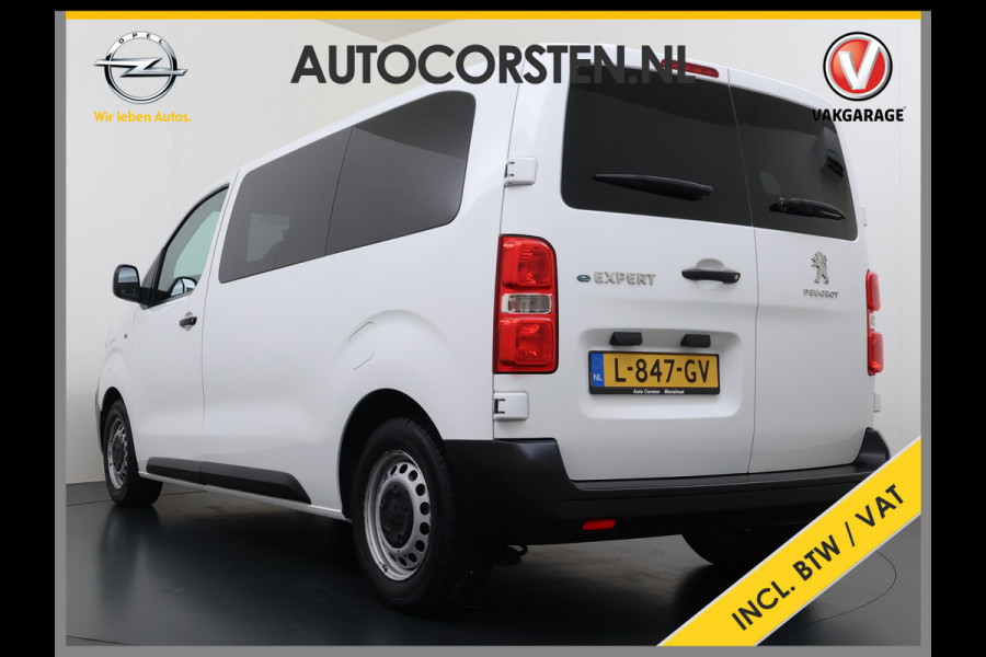 Peugeot e-Expert Automaat 50kWh Incl Btw SOH 92% 9-Persoons Navi* Apple Carplay Android Auto Airco Cruise Control Privacy Glas DAB Isofix Bluetooth Dealeronderhouden Origineel Nederlandse Auto