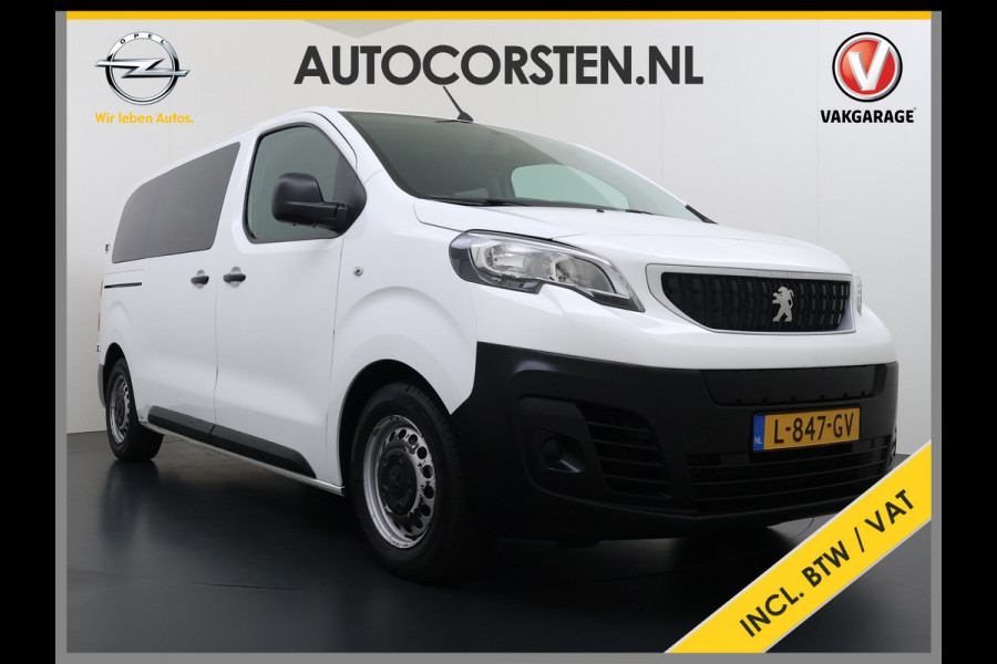 Peugeot e-Expert Automaat 50kWh Incl Btw SOH 92% 9-Persoons Navi* Apple Carplay Android Auto Airco Cruise Control Privacy Glas DAB Isofix Bluetooth Dealeronderhouden Origineel Nederlandse Auto