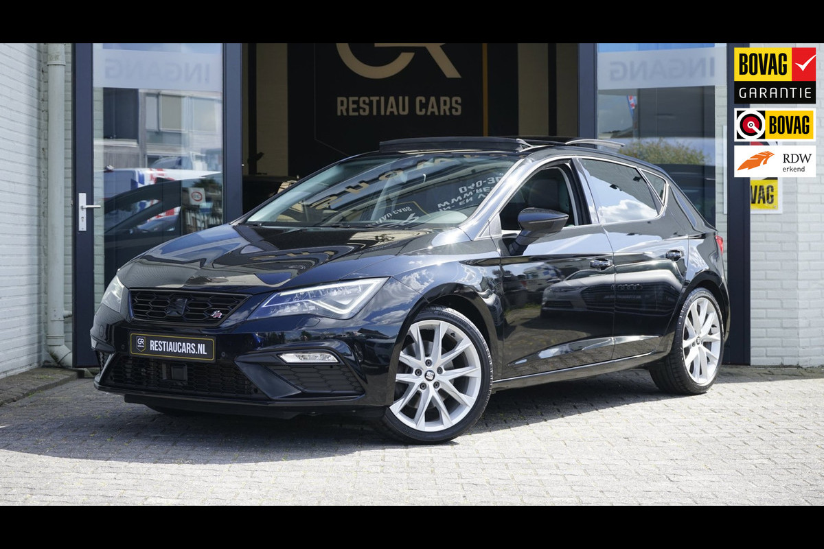 Seat Leon FR 2.0 TSI AUTOMAAT|ACC|BEATS|CAMERA|CLIMA|FULL LED|KEYLESS|LEDER|MODE|PANORAMA|VIRTUEEL|STOELVERWARMING