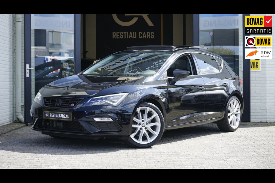 Seat Leon FR 2.0 TSI AUTOMAAT|ACC|BEATS|CAMERA|CLIMA|FULL LED|KEYLESS|LEDER|MODE|PANORAMA|VIRTUEEL|STOELVERWARMING