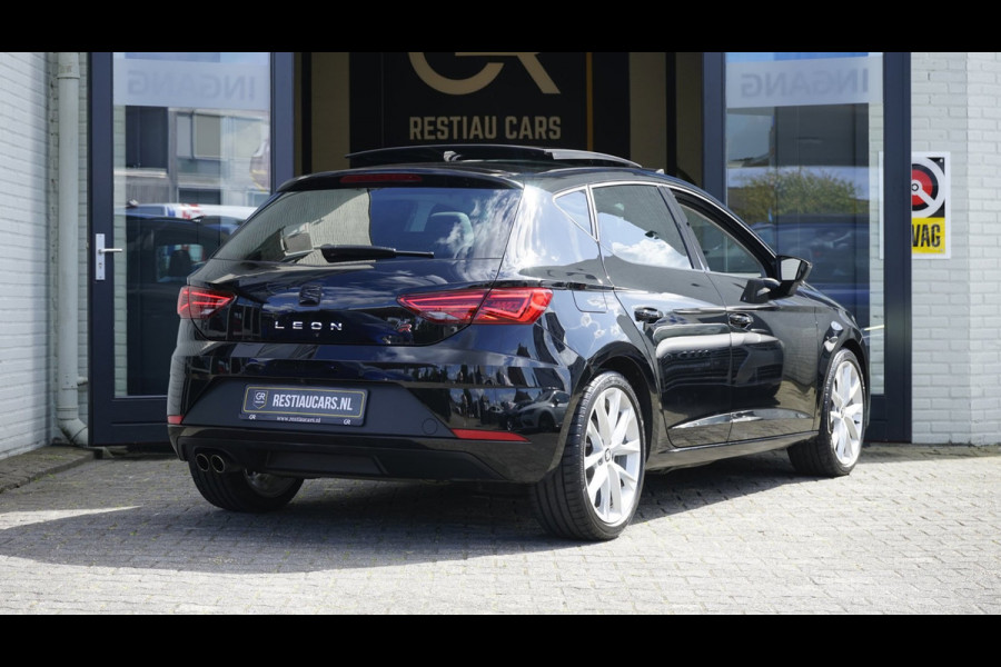Seat Leon FR 2.0 TSI AUTOMAAT|ACC|BEATS|CAMERA|CLIMA|FULL LED|KEYLESS|LEDER|MODE|PANORAMA|VIRTUEEL|STOELVERWARMING