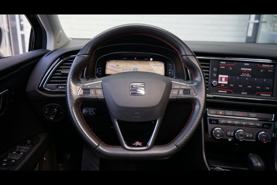 Seat Leon FR 2.0 TSI AUTOMAAT|ACC|BEATS|CAMERA|CLIMA|FULL LED|KEYLESS|LEDER|MODE|PANORAMA|VIRTUEEL|STOELVERWARMING