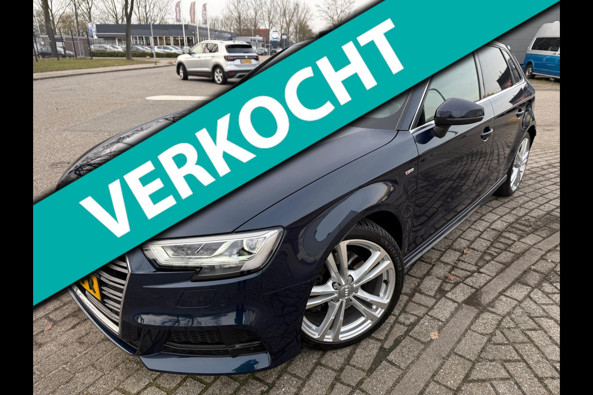Audi A3 Sportback 2.0 TFSI QUATTRO SPORT S-LINE 2018 PANO LEDER NAP ACC LUXE
