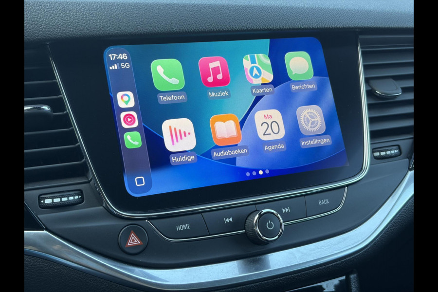Opel Astra 1.2 Launch Elegance 2e Eigenaar,Camera,Stoelverw-Stuurverw,110pk,Navi,Carplay,Halfleder,Elekt.Stoel,6 Bak,Clima,Cruise,Lm velgen,Pdc V+A,N.A.P,Net beurt gehad,Apk tot 09-2028