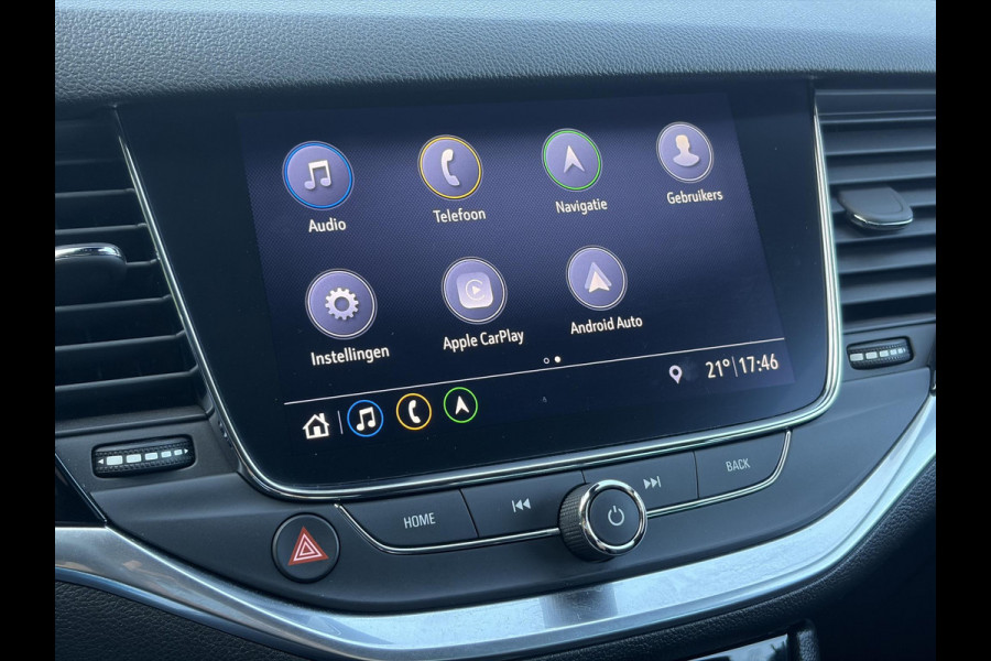 Opel Astra 1.2 Launch Elegance 2e Eigenaar,Camera,Stoelverw-Stuurverw,110pk,Navi,Carplay,Halfleder,Elekt.Stoel,6 Bak,Clima,Cruise,Lm velgen,Pdc V+A,N.A.P,Net beurt gehad,Apk tot 09-2028