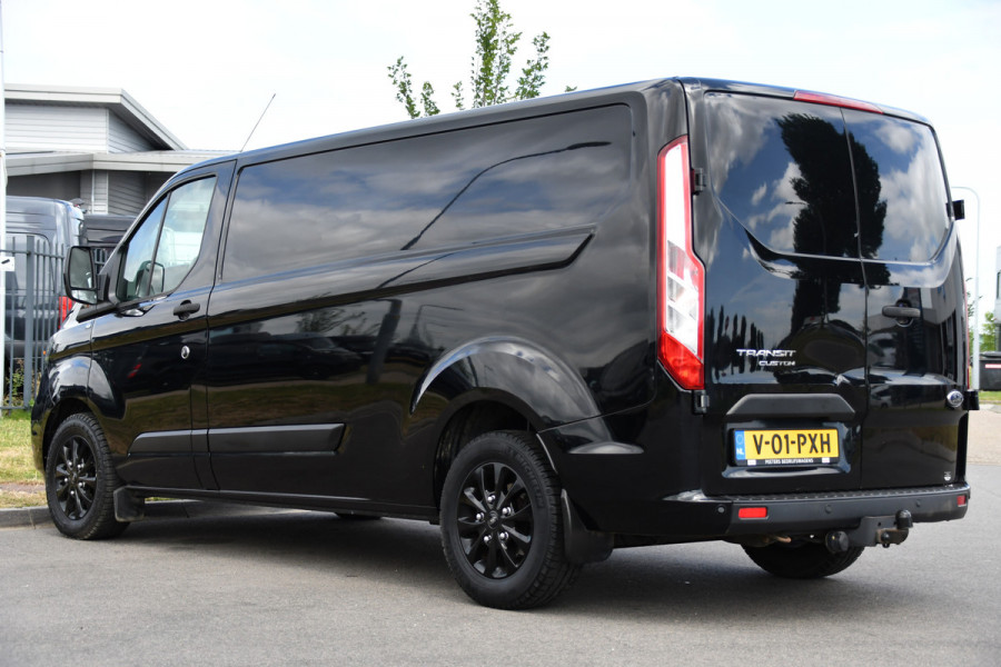 Ford Transit Custom 300 2.0 TDCI L2H1 Black Edition MARGE, Cruise, Carplay, LED, Sensoren, 130pk, Automaat, Multimedia, Sensoren, Uniek!
