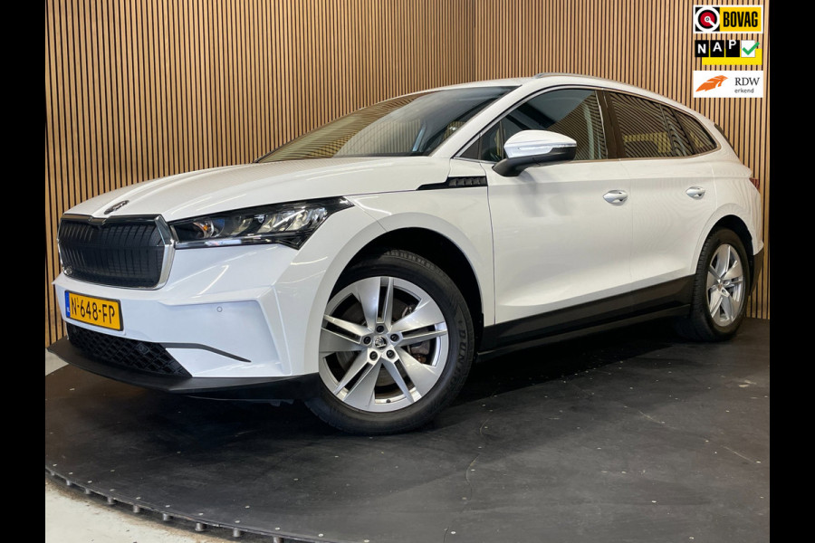 Škoda ENYAQ iV 80|91% SOH|GROTE ACCU|ELEK.TREKHAAK|STOELVERW|CARPLAY/ANDROID|CAMERA|NAVIGATIE|NAP|NL-AUTO|INCL. BTW|1e EIGENAAR|