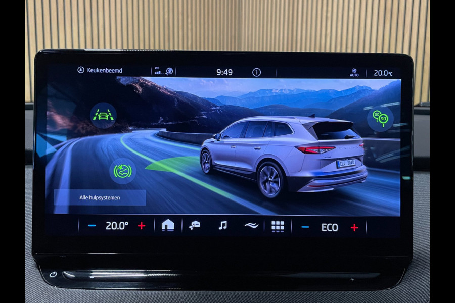 Škoda ENYAQ iV 80|91% SOH|GROTE ACCU|ELEK.TREKHAAK|STOELVERW|CARPLAY/ANDROID|CAMERA|NAVIGATIE|NAP|NL-AUTO|INCL. BTW|1e EIGENAAR|