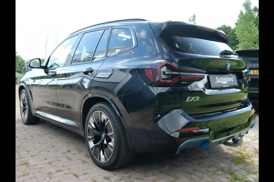 BMW iX3 High Executive 80 kWh | M Sport | Panoramadak | Trekhaak wegklapbaar | Harman/kardon | Keyless entry | Sportstoelen | Stoelverwarming | 360 graden camera | Head Up Display