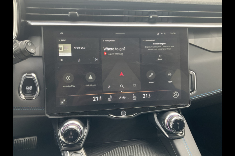 Lynk & Co 01 1.5 PHEV 262PK Adapt.Cruise 360° Cam Carplay Plug-in Stoelverw Vol opties!