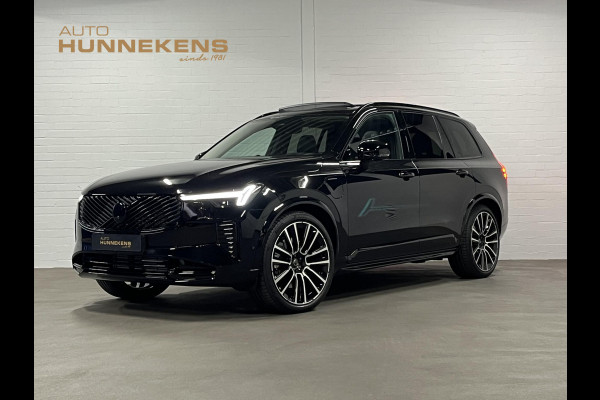 Volvo XC90 2.0 T8 Plug-in hybrid AWD Ultra Black Edition Luchtvering | Trekhaak | Open dak | Bowers & Wilkins | Massage | Stoelventilatie/-verwarming | 360 camera | Head-up | Blis | Google