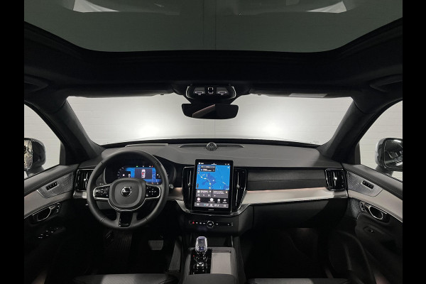 Volvo XC90 2.0 T8 Plug-in hybrid AWD Ultra Black Edition Luchtvering | Trekhaak | Open dak | Bowers & Wilkins | Massage | Stoelventilatie/-verwarming | 360 camera | Head-up | Blis | Google