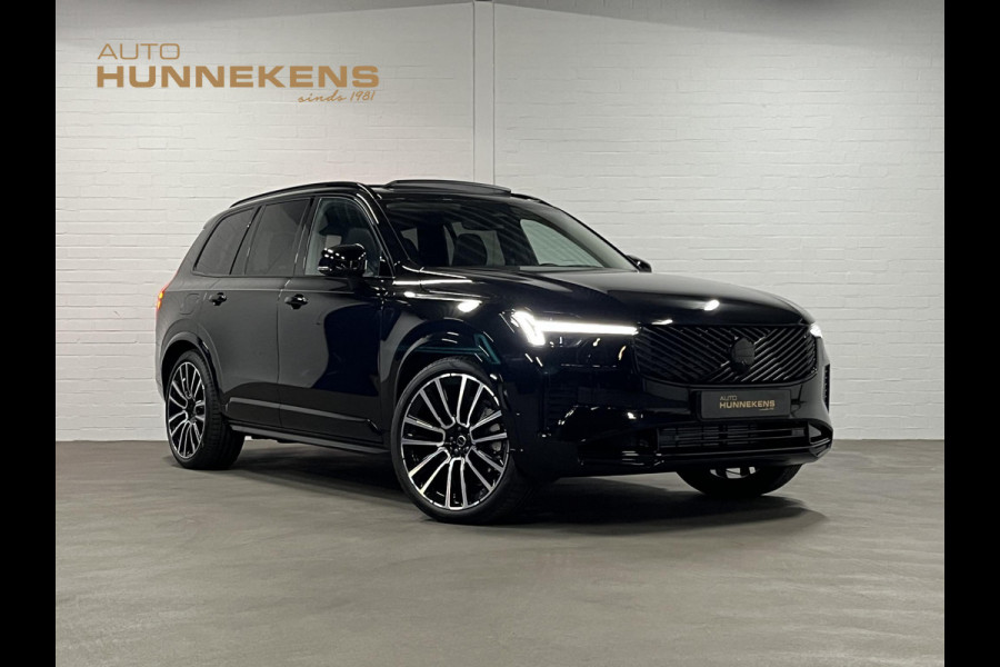 Volvo XC90 2.0 T8 Plug-in hybrid AWD Ultra Black Edition Luchtvering | Trekhaak | Open dak | Bowers & Wilkins | Massage | Stoelventilatie/-verwarming | 360 camera | Head-up | Blis | Google