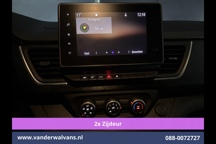 Renault Trafic 2.0 dCi 131pk L2H1 Euro6 Airco | 2x zijdeur | LED | Apple Carplay | Cruisecontrol Parkeersensoren, Bijrijdersbank, 2500kg trekvermogen