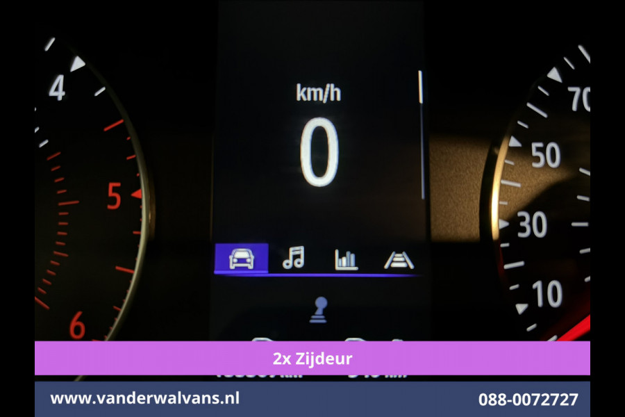 Renault Trafic 2.0 dCi 131pk L2H1 Euro6 Airco | 2x zijdeur | LED | Apple Carplay | Cruisecontrol Parkeersensoren, Bijrijdersbank, 2500kg trekvermogen